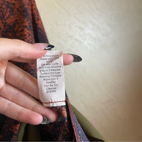 CAbi #101 Border Wrap‎ Blouse In Python - Picture 5 of 7